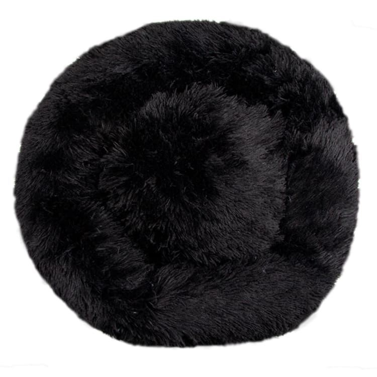 Hundebett Fluffy Donut black 120